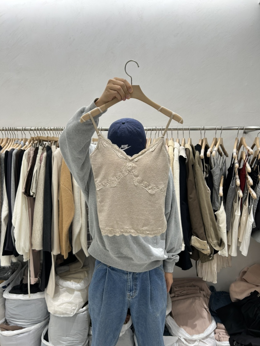 RE:FRESH-L東大門實拍女士新品推薦真品人氣吊帶背心無袖RE:FRESH-L吊帶/背心圖色2