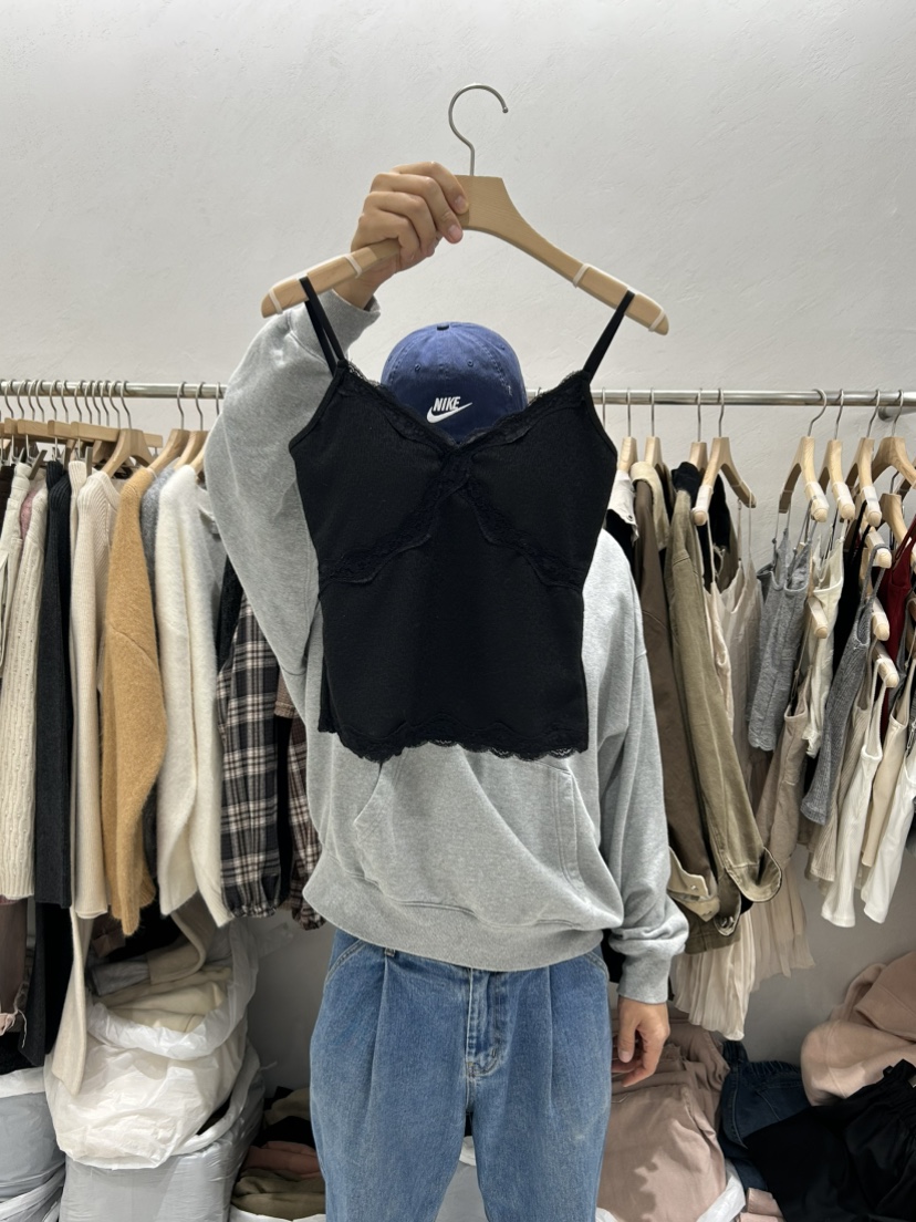 RE:FRESH-L東大門實拍女士新品推薦真品人氣吊帶背心無袖RE:FRESH-L吊帶/背心圖色4