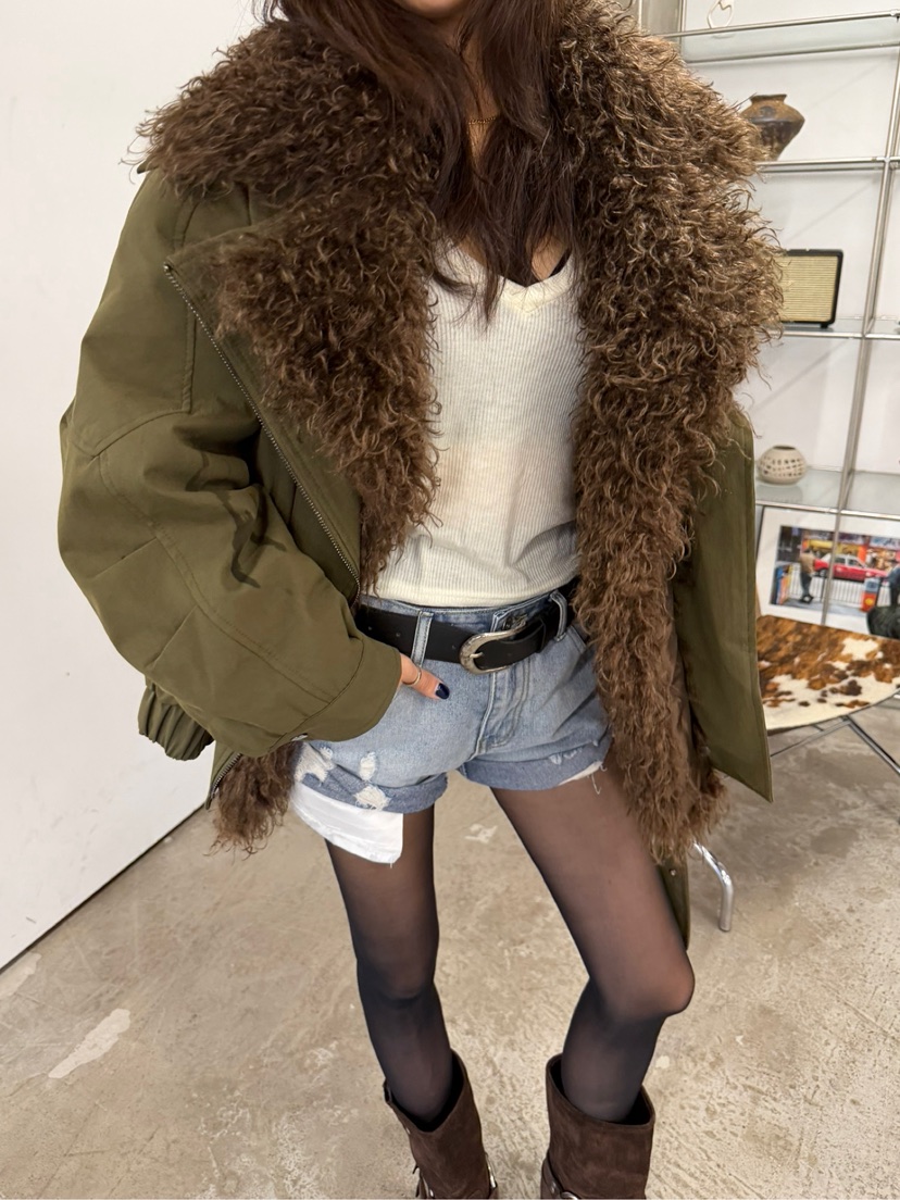 SOLAR韓國代購女士新品真品時尚人氣休閑推薦熱賣短款棉服SOLAR短款棉服