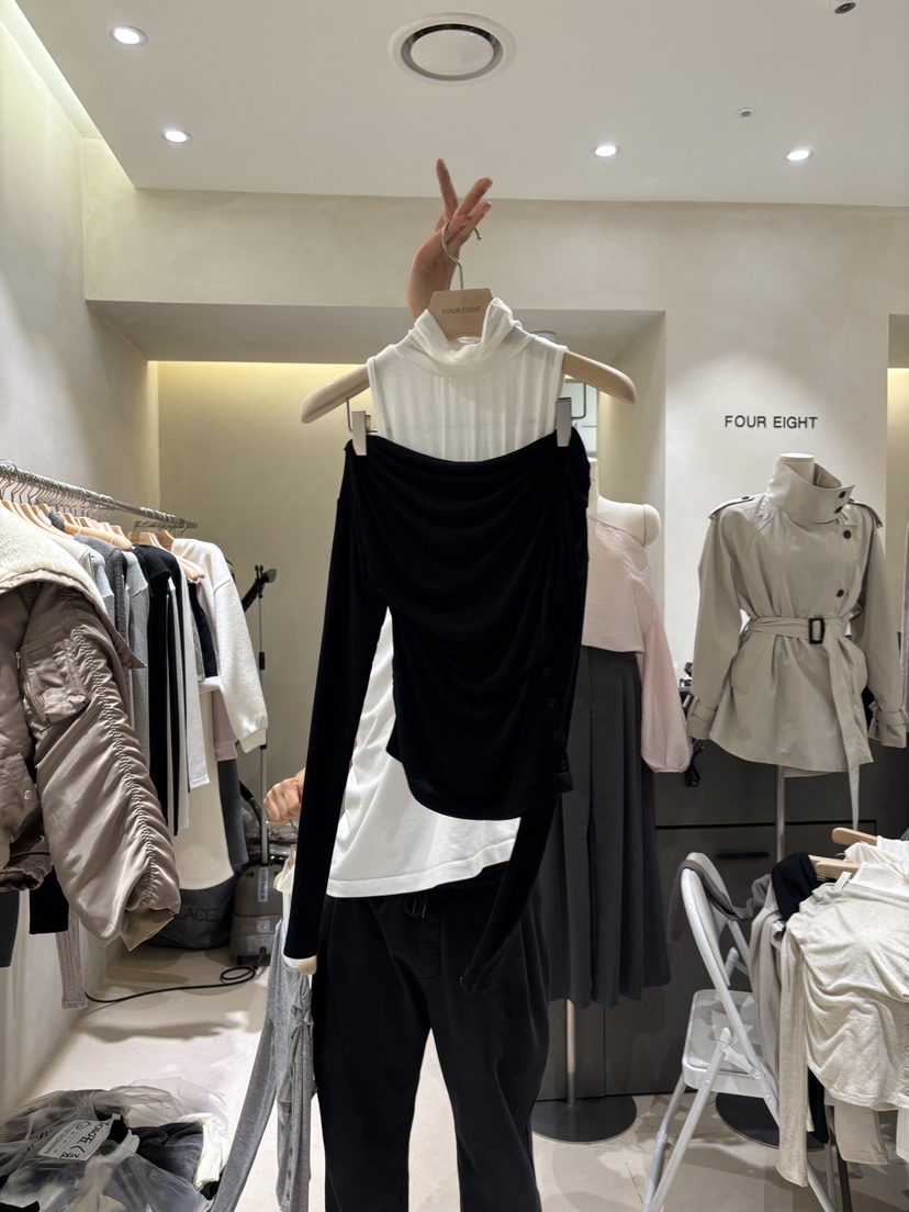 FOUREIGHT東大門實拍女士新品人氣推薦休閑時尚真品長袖T恤FOUR EIGHT長袖T恤圖色4