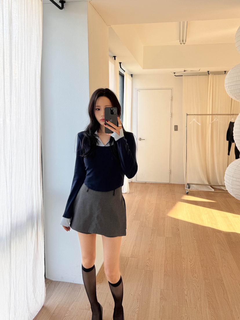 VELEN東大門實拍女裝新款時尚人氣推薦熱賣休閑裙褲不含腰帶Velen裙褲