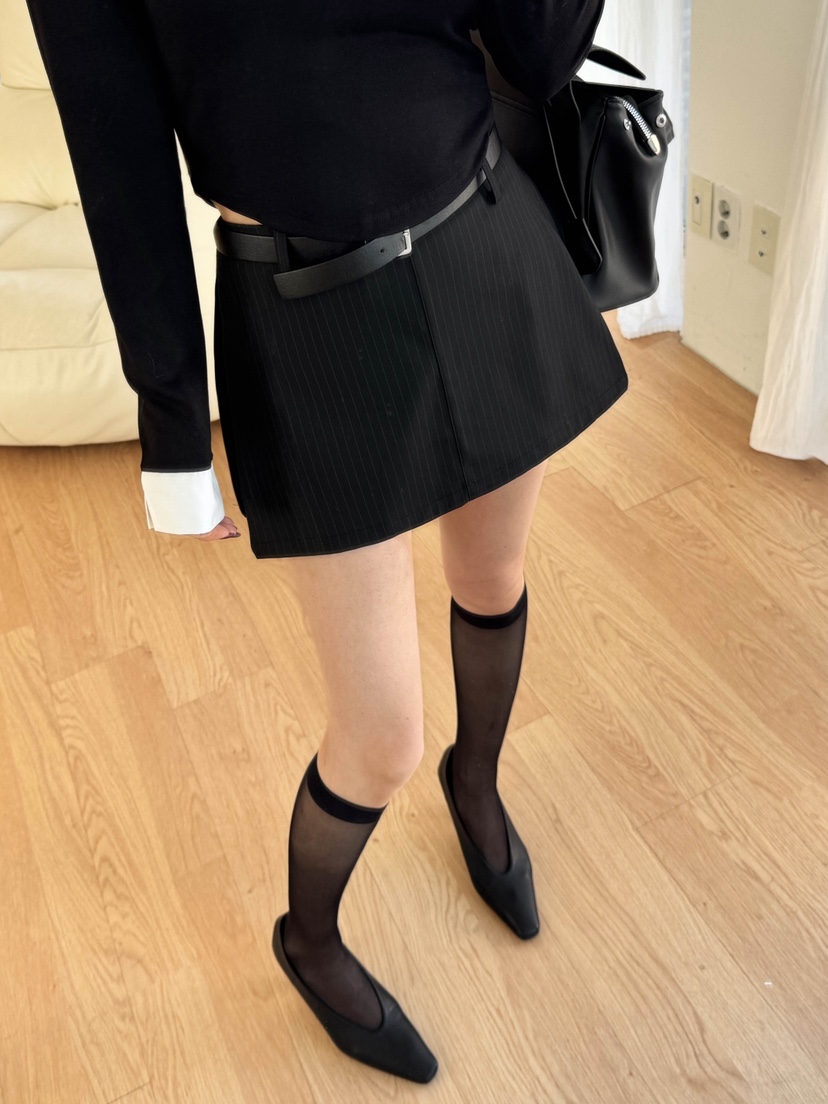 VELEN東大門實拍女裝新款時尚人氣推薦熱賣休閑裙褲不含腰帶Velen裙褲圖色3
