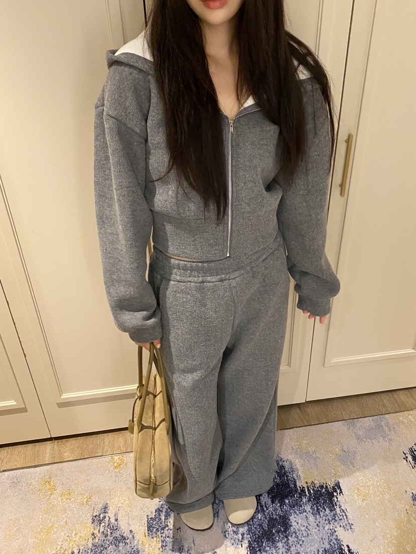FOUREIGHT東大門實拍女士新款真品時尚推薦熱賣休閑褲羊駝FOUR EIGHT休閑褲