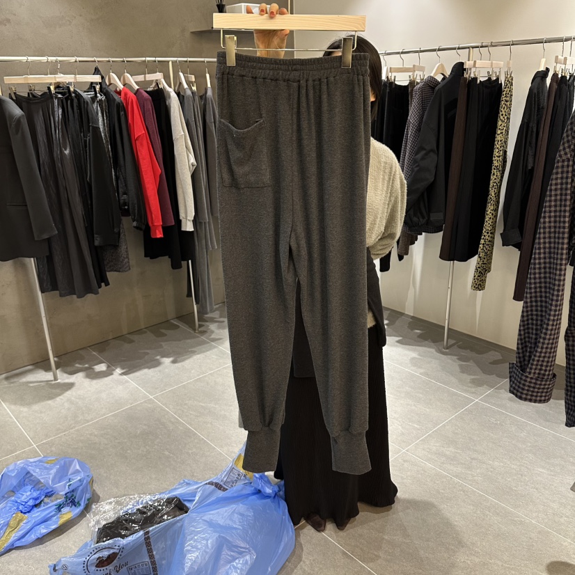 OPEN東大門直郵女裝新品人氣時尚推薦真品休閑休閑褲抓絨OPEN休閑褲