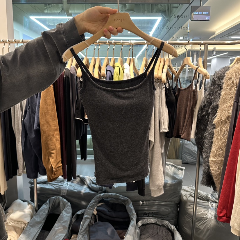 HONG.U韓國代購女裝新品熱賣時尚真品推薦人氣休閑吊帶背心HONG.U吊帶/背心圖色3