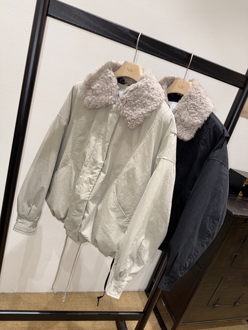 NDE東大門直郵女士新品熱賣真品推薦休閑職業短款棉服羽絨服BOHEME_NDE短款棉服