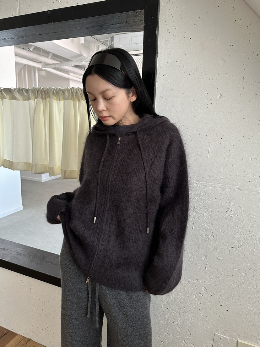 NDE東大門直郵女裝新品人氣休閑職業熱賣針織衫拉鏈連帽衫BOHEME_NDE針織衫