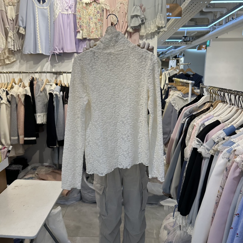 PAPA東大門實拍女士新品熱賣真品休閑時尚推薦人氣長袖T恤Papaine/HALMADE長袖T恤