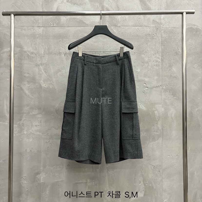 MUTE-P東大門直郵女士新款職業真品人氣休閑推薦時尚短褲MUTE短褲圖色1墨色