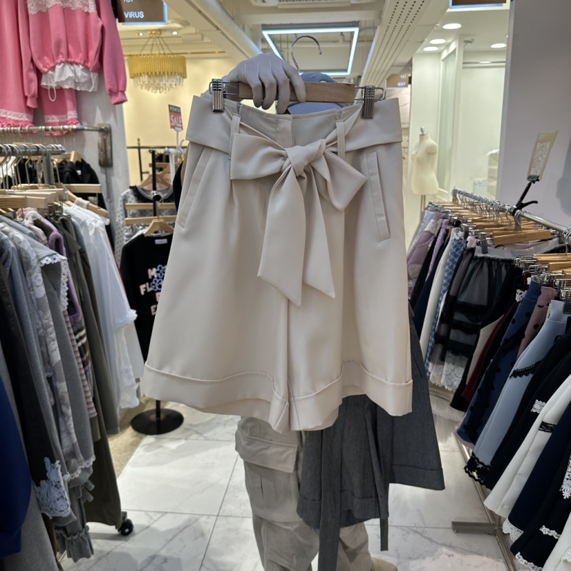 PAPA東大門代購女士新品真品熱賣人氣職業休閑推薦時尚短褲Papaine/HALMADE短褲圖色1