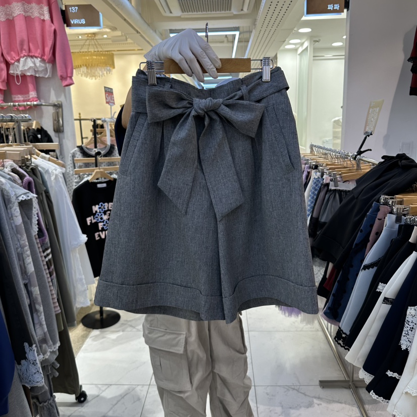 PAPA東大門代購女士新品真品熱賣人氣職業休閑推薦時尚短褲Papaine/HALMADE短褲圖色2