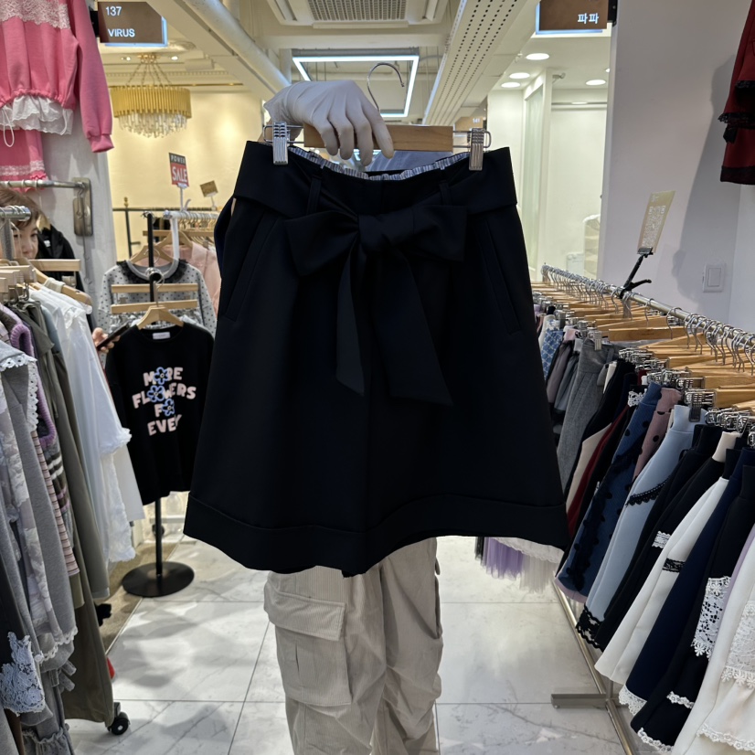 PAPA東大門代購女士新品真品熱賣人氣職業休閑推薦時尚短褲Papaine/HALMADE短褲圖色3