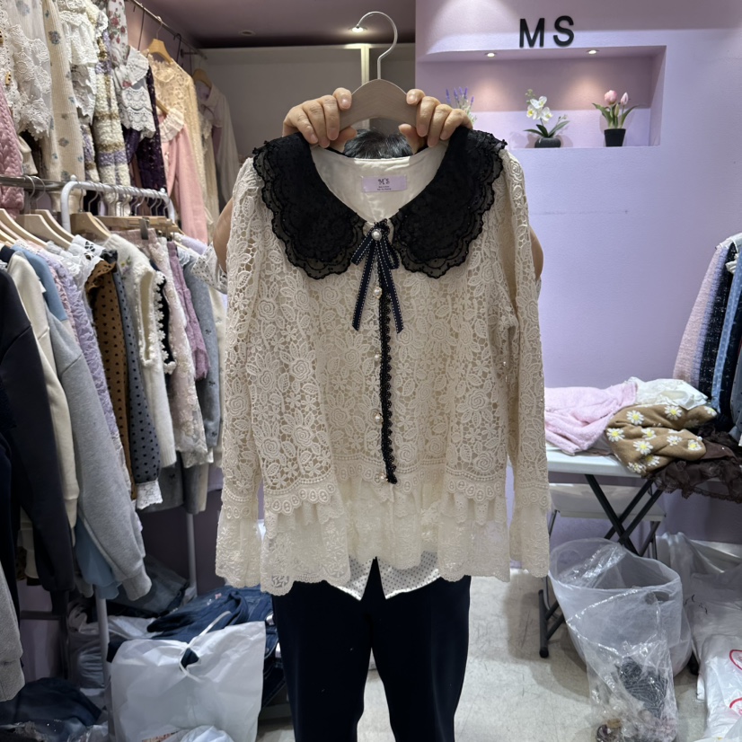 MS東大門實拍女裝新款熱賣職業休閑真品人氣時尚開衫開衫MS開衫圖色1