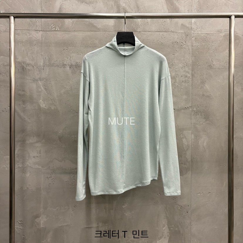 MUTE-P東大門實拍女士新品真品休閑推薦職業時尚長袖T恤MUTE長袖T恤圖色3薄荷