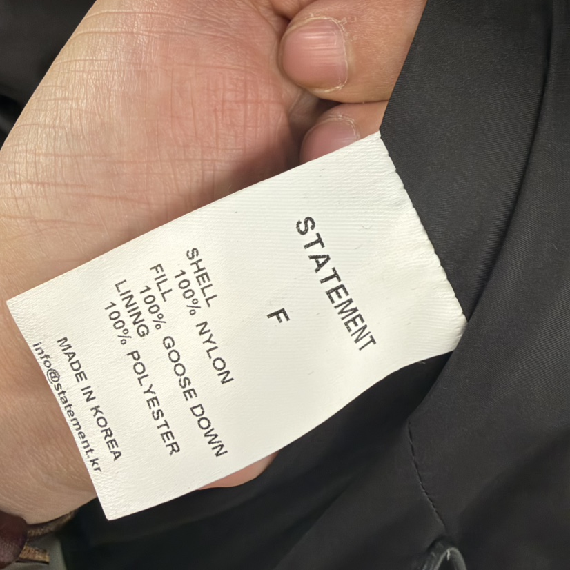 STATEMENT東大門直郵女士新品時尚職業休閑短款羽絨服鵝絨STATEMENT短款羽絨服
