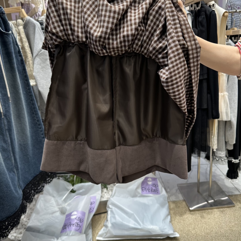 VIRUS東大門直郵女士新款人氣時尚休閑熱賣職業真品裙褲格子VIRUS裙褲