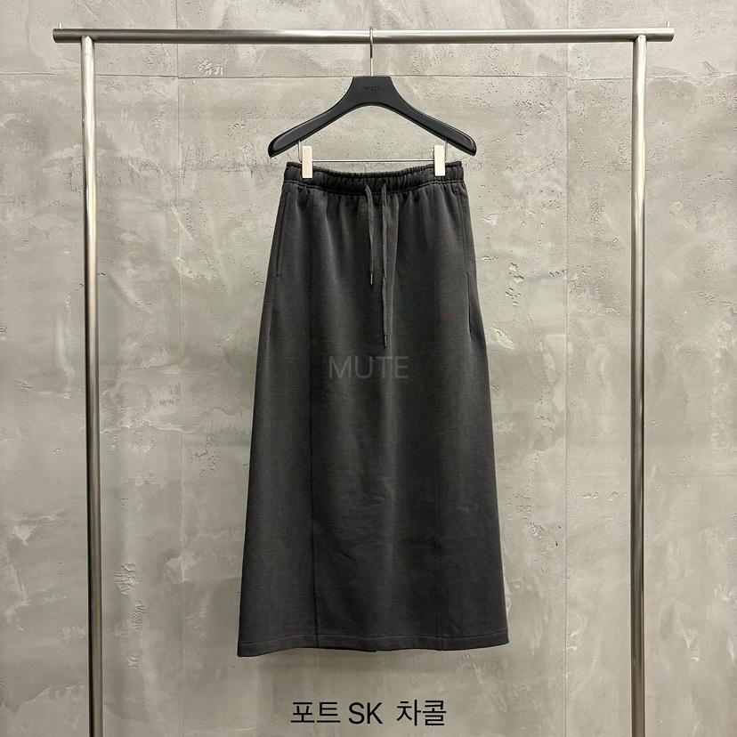 MUTE-P東大門代購女裝新款休閑人氣推薦時尚真品職業長裙MUTE長裙圖色4墨色