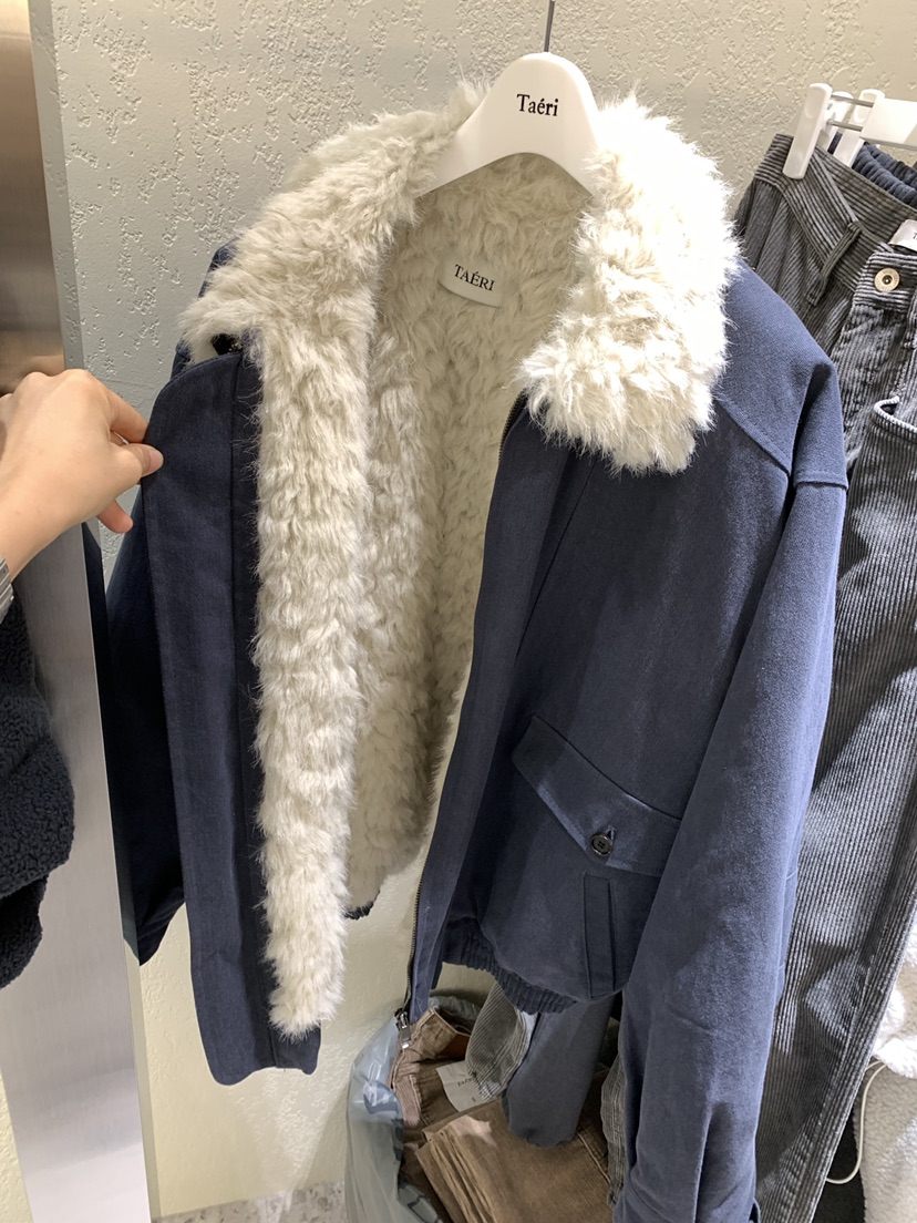TAERI韓國代購女裝新品職業熱賣時尚人氣推薦真品短款棉服taeri短款棉服