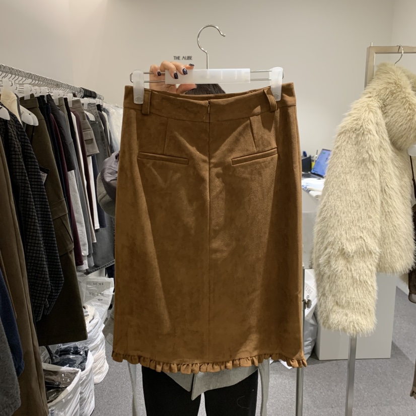 AUBE東大門實拍女士新品時尚真品休閑人氣職業半身裙中短裙THE AUBE半身裙/中短裙