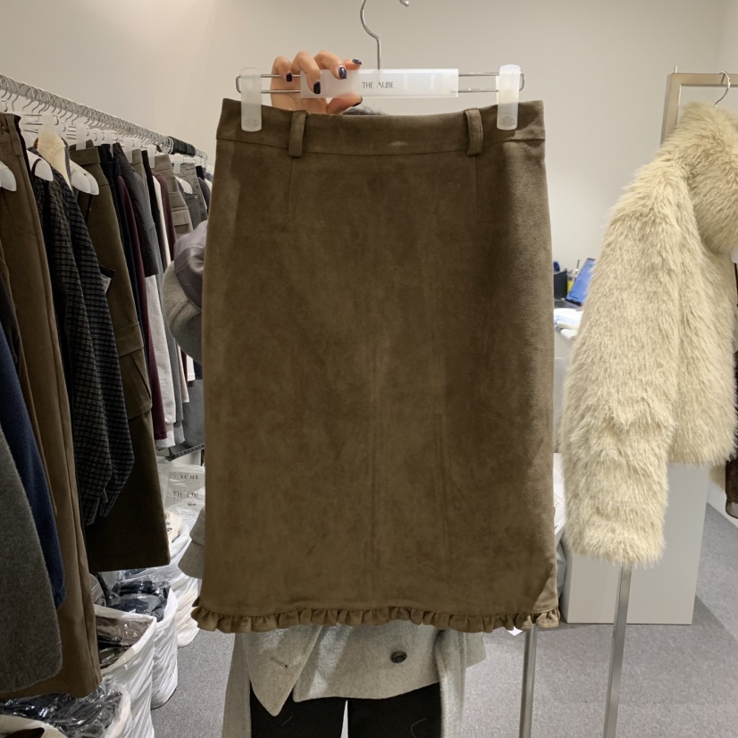 AUBE東大門實拍女士新品時尚真品休閑人氣職業半身裙中短裙THE AUBE半身裙/中短裙圖色2
