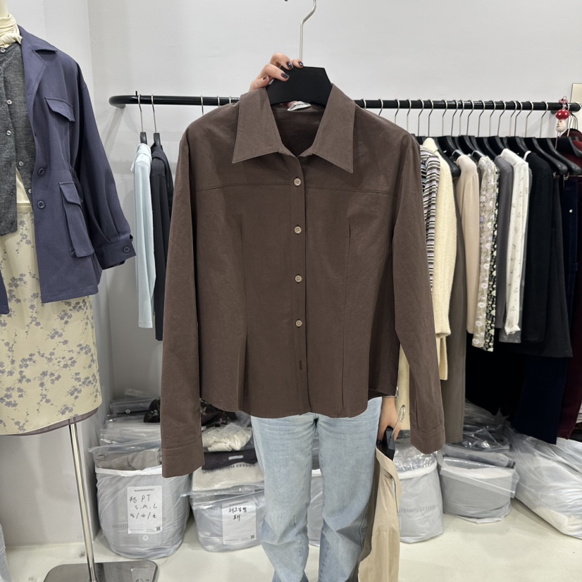 MUSHROOM EFFECT東大門代購女士新品推薦熱賣襯衫蕾絲衫MUSHROOM EFFECT襯衫/蕾絲衫圖色1