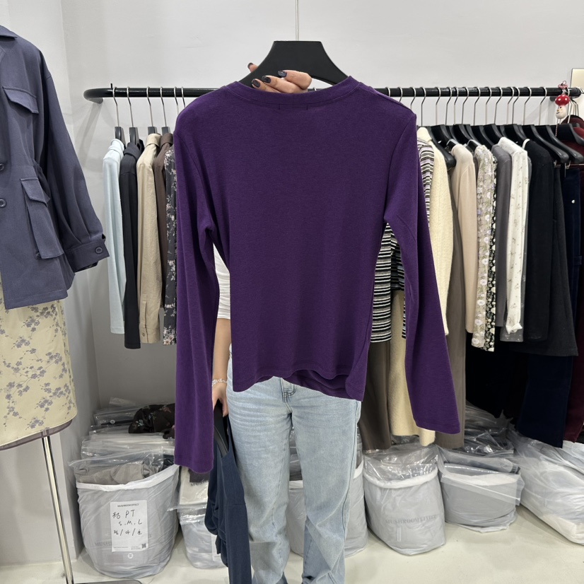 MUSHROOM EFFECT東大門代購女裝新品休閑人氣真品長袖T恤MUSHROOM EFFECT長袖T恤