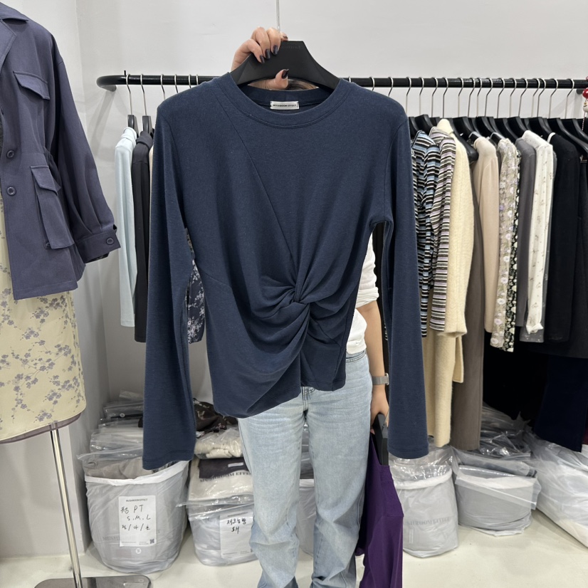 MUSHROOM EFFECT東大門代購女裝新品休閑人氣真品長袖T恤MUSHROOM EFFECT長袖T恤圖色1