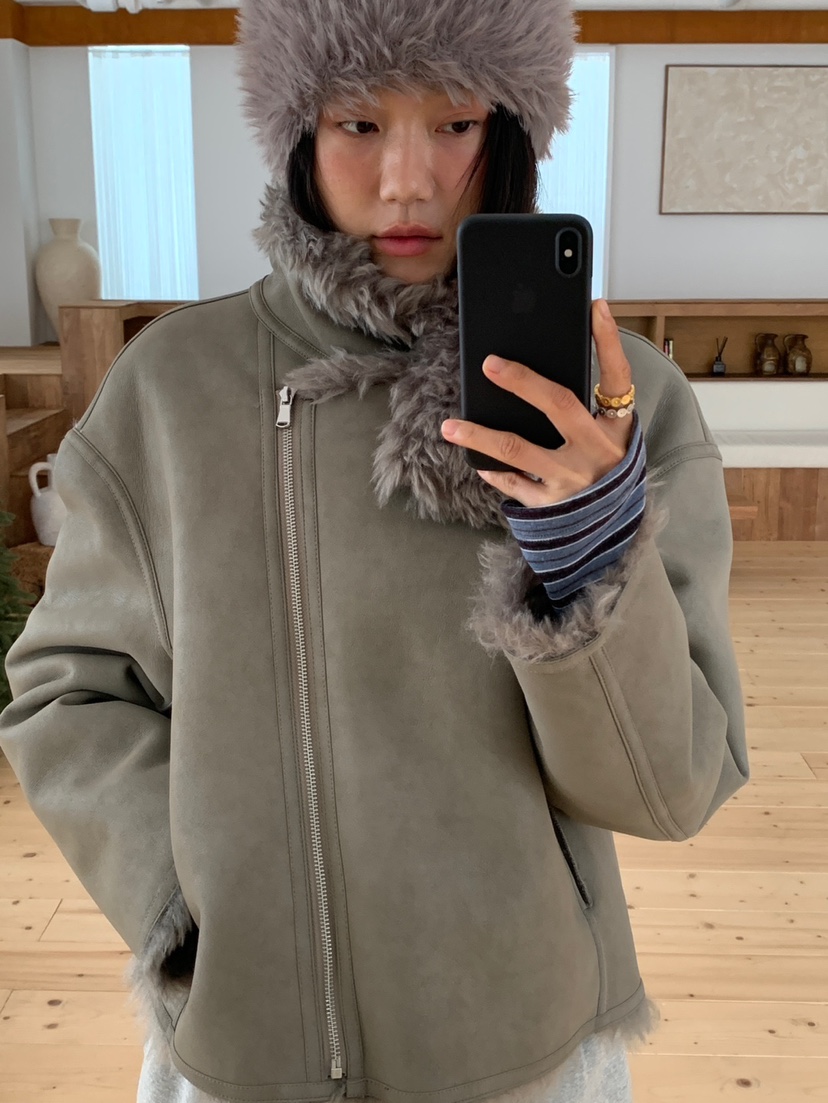 MORE THAN-P東大門代購女士新品休閑人氣時尚夾克兩面穿MORE THAN夾克