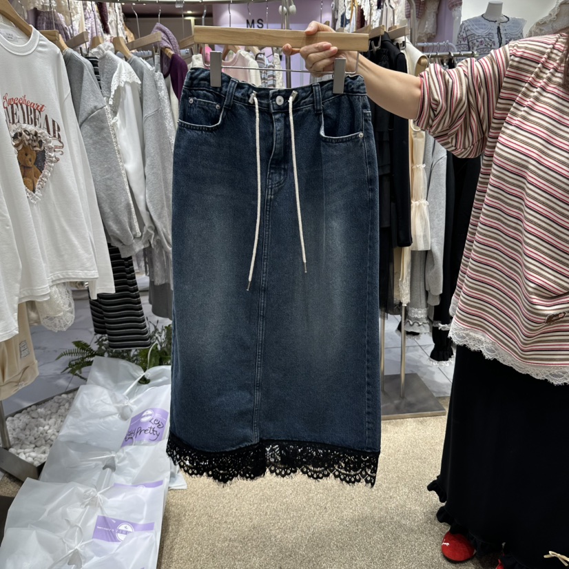 VIRUS東大門代購女士新品時尚熱賣真品人氣職業休閑推薦長裙VIRUS長裙圖色1