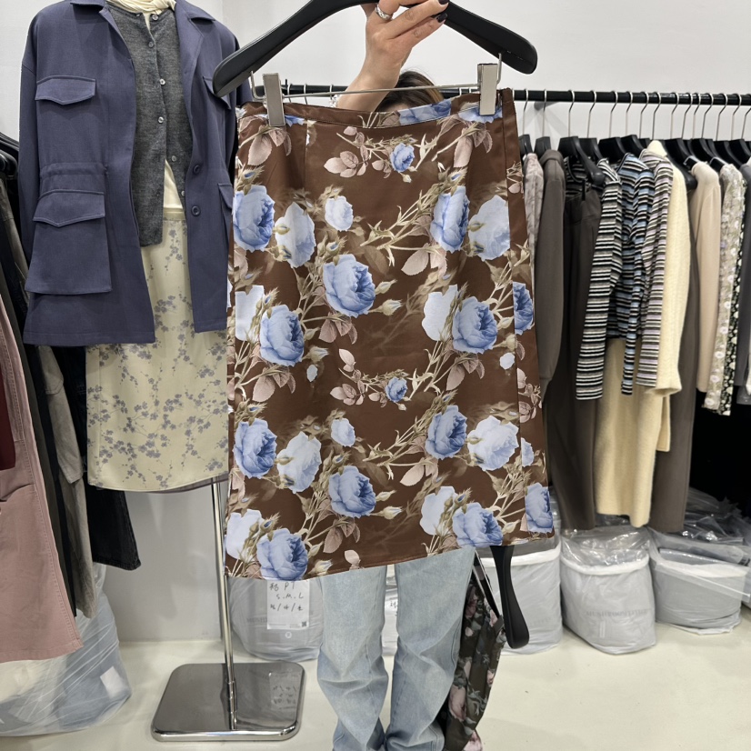 MUSHROOM EFFECT韓國代購女士新品職業熱賣半身裙中短裙MUSHROOM EFFECT半身裙/中短裙圖色1