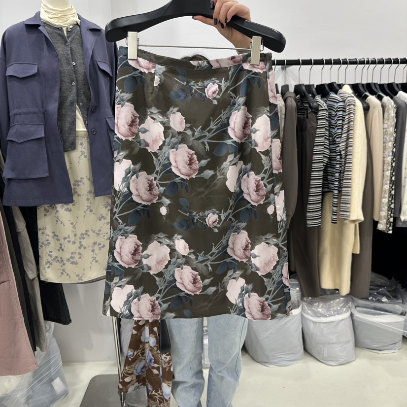 MUSHROOM EFFECT韓國代購女士新品職業熱賣半身裙中短裙MUSHROOM EFFECT半身裙/中短裙圖色2