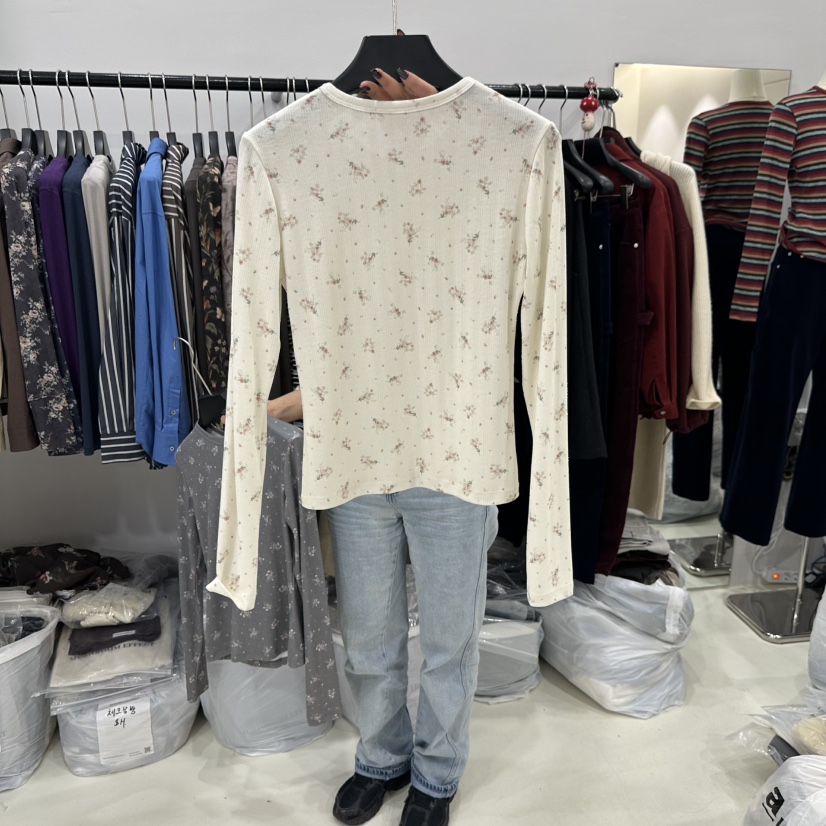 MUSHROOM EFFECT韓國代購女士新款休閑推薦職業真品長袖T恤MUSHROOM EFFECT長袖T恤