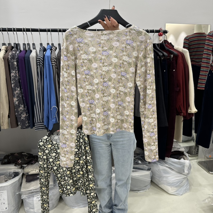 MUSHROOM EFFECT韓國代購女裝新品人氣休閑真品推薦長袖T恤MUSHROOM EFFECT長袖T恤