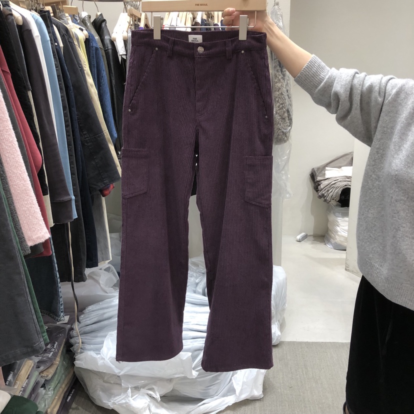 FRE東大門代購女士新品真品推薦熱賣時尚職業休閑褲不含腰帶FRE SEOUL休閑褲圖色3