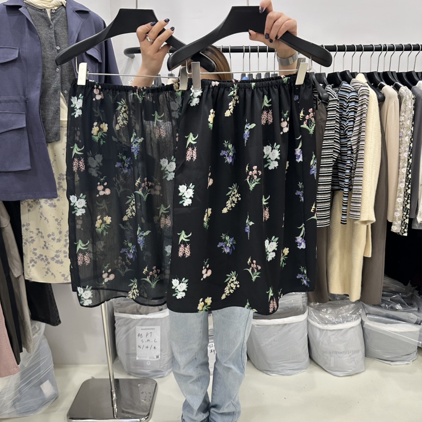 MUSHROOM EFFECT東大門直郵女士新品推薦人氣半身裙中短裙MUSHROOM EFFECT半身裙/中短裙