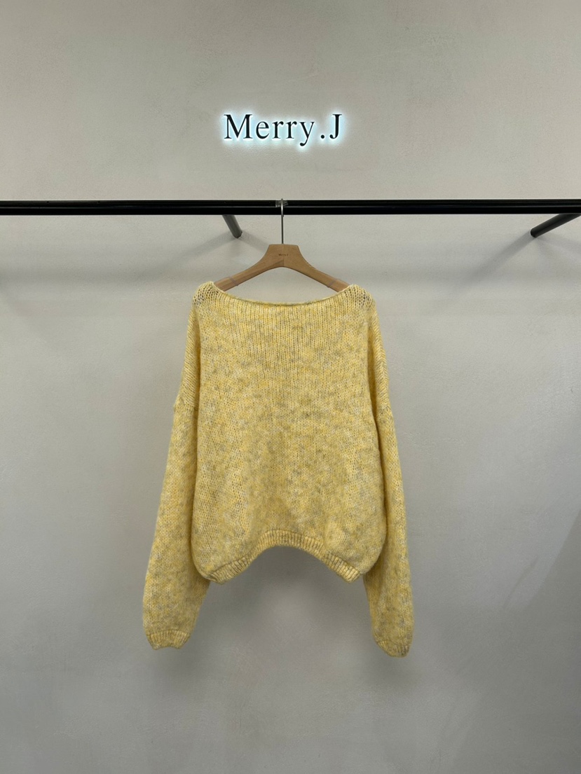 MERRY-J韓國直郵女士新品人氣熱賣時尚真品休閑針織衫柔軟MERRY-J針織衫