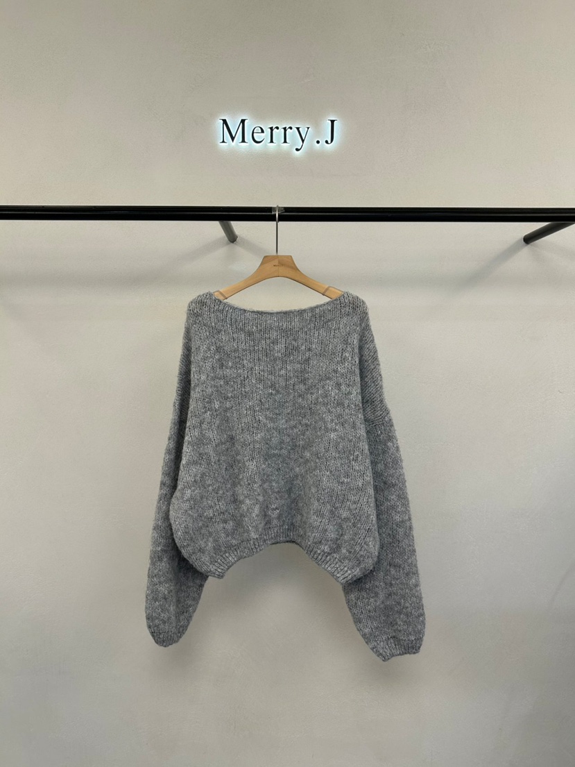 MERRY-J韓國直郵女士新品人氣熱賣時尚真品休閑針織衫柔軟MERRY-J針織衫圖色3