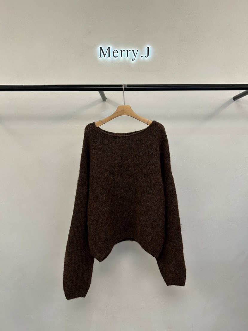 MERRY-J韓國直郵女士新品人氣熱賣時尚真品休閑針織衫柔軟MERRY-J針織衫圖色4