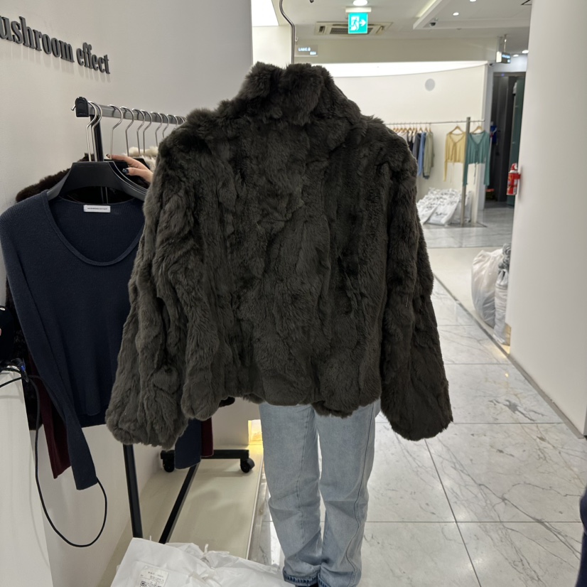 MUSHROOM EFFECT韓國直郵女裝新款真品職業人氣短款大衣MUSHROOM EFFECT短款大衣