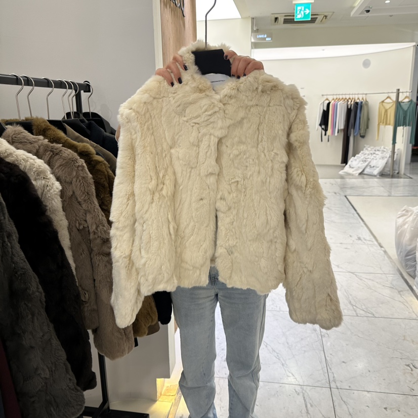 MUSHROOM EFFECT韓國直郵女裝新款真品職業人氣短款大衣MUSHROOM EFFECT短款大衣圖色1白色