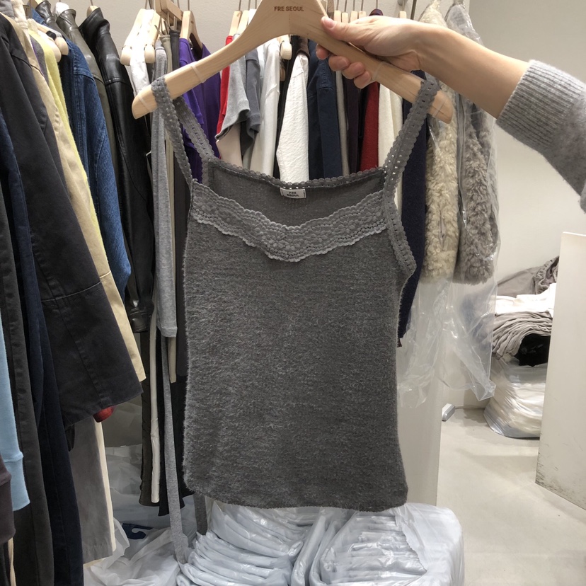 FRE韓國直郵女裝新品熱賣推薦人氣真品時尚職業休閑吊帶背心FRE SEOUL吊帶/背心圖色2