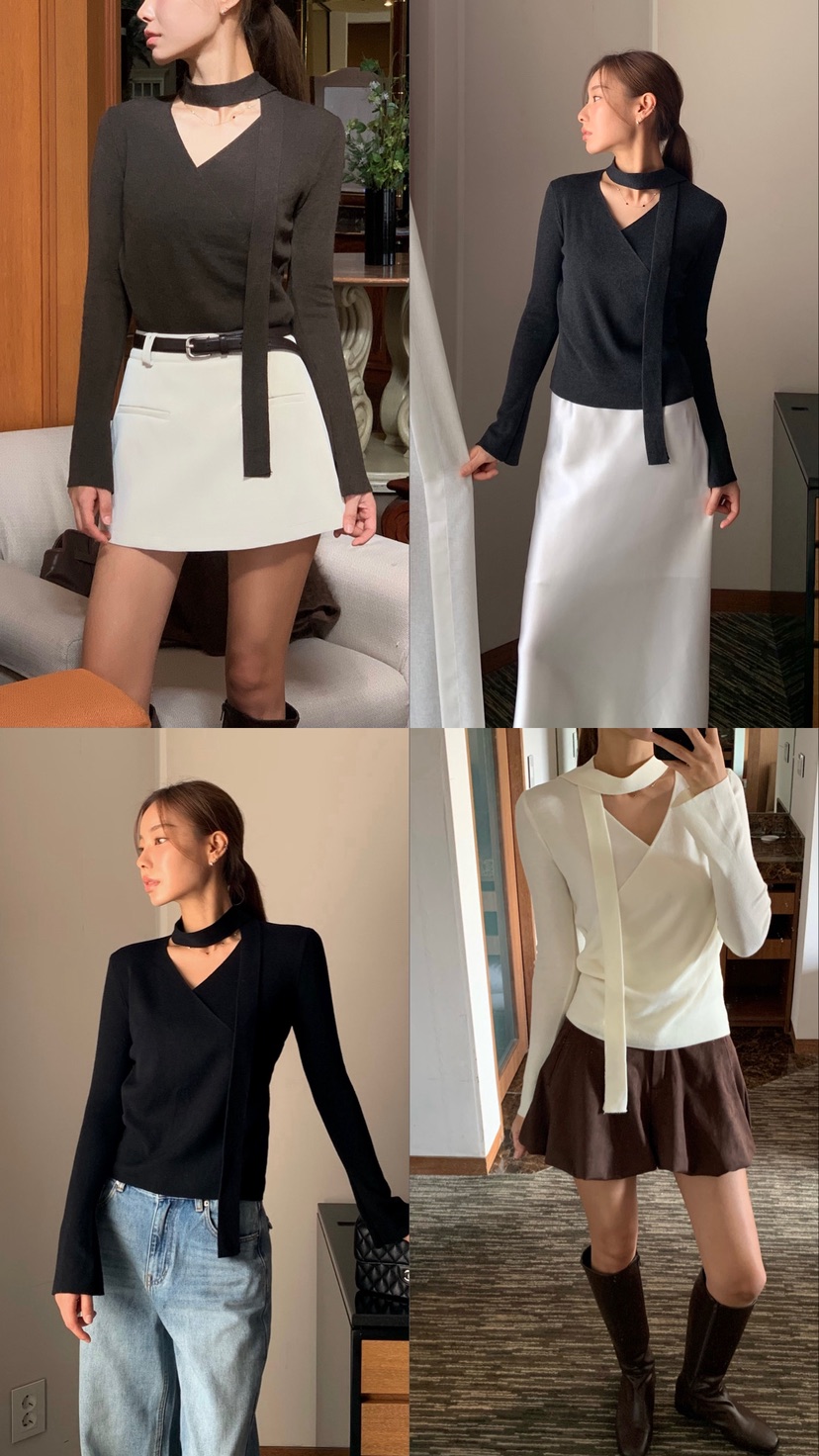 OBSESS韓國代購女士新款真品職業人氣時尚熱賣休閑針織衫OBSESS針織衫