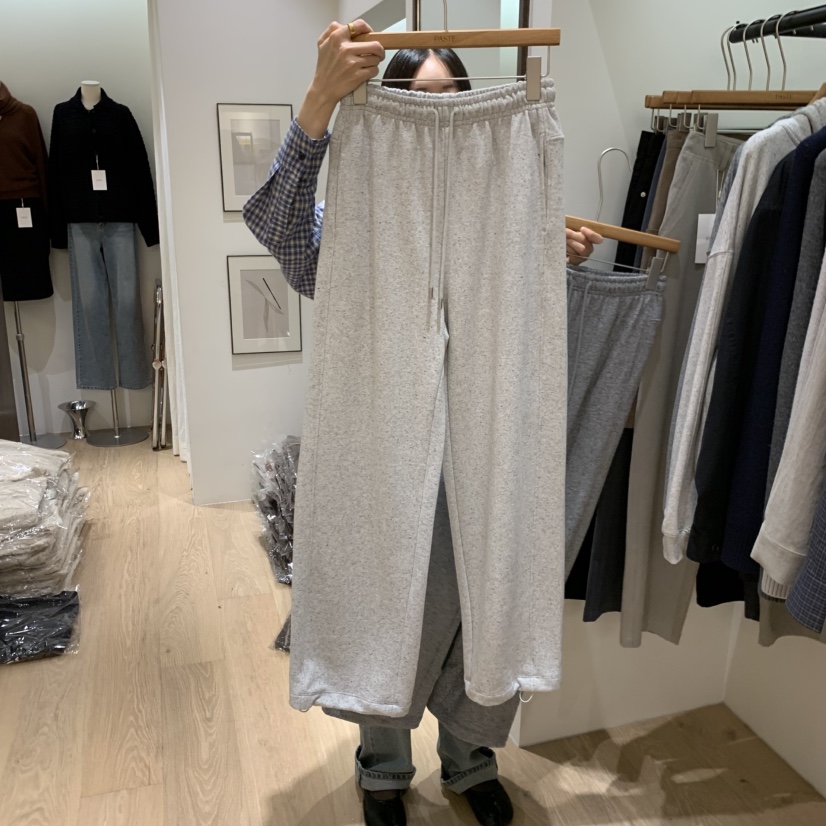 PASTE韓國代購女裝新款職業推薦真品人氣熱賣休閑褲不加絨PASTE休閑褲圖色1