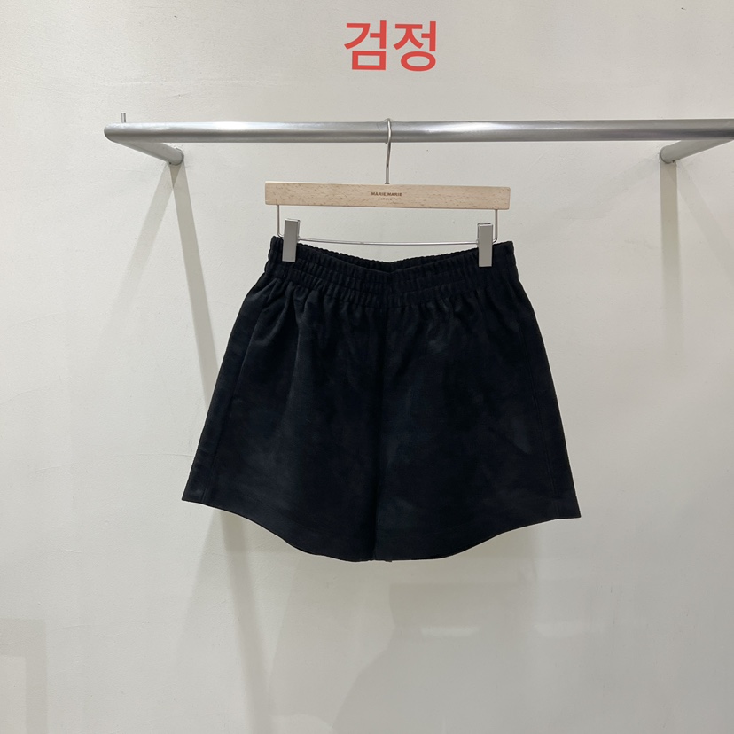MARIE MARIE東大門實拍女裝新品時尚熱賣休閑短褲絨面革MARIE MARIE短褲圖色3