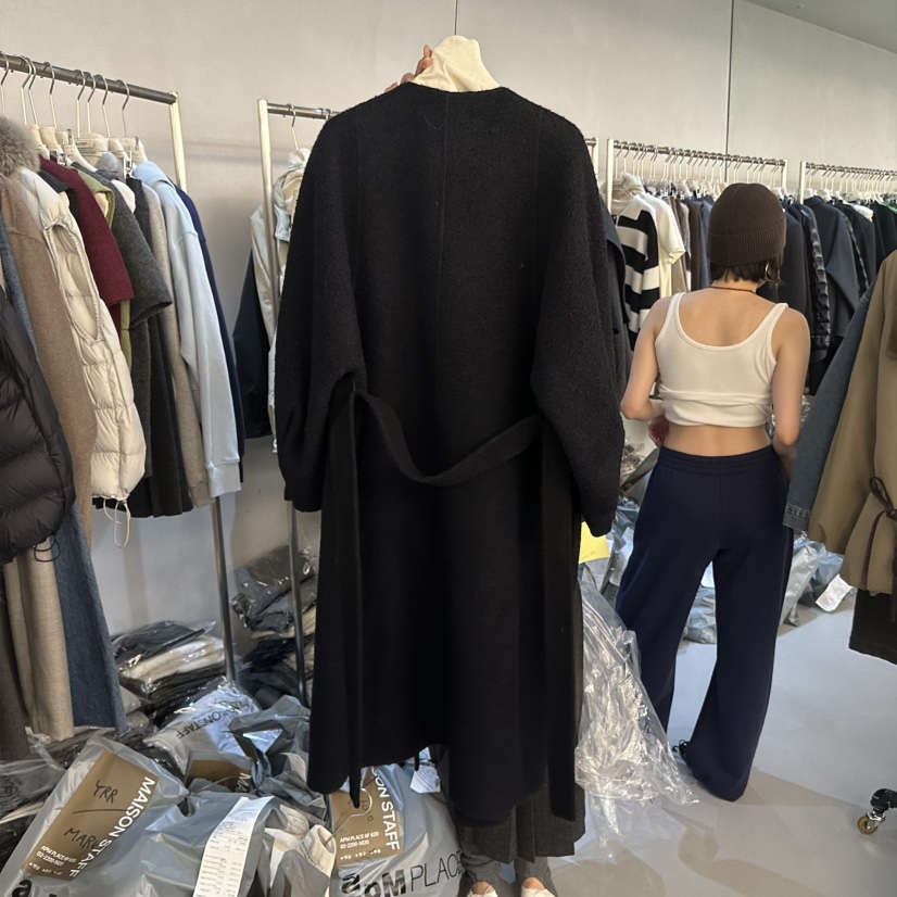 DOUBLE STANDARD/LE SMOKING/MAISONSTAFF東大門代購女士新品職業中長款大衣MAISONSTAFF中長款大衣