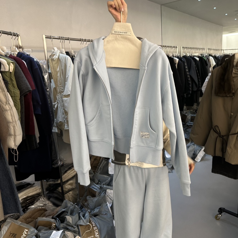 DOUBLE STANDARD/LE SMOKING/MAISONSTAFF東大門代購女裝新品職業衛衣MAISONSTAFF衛衣圖色1