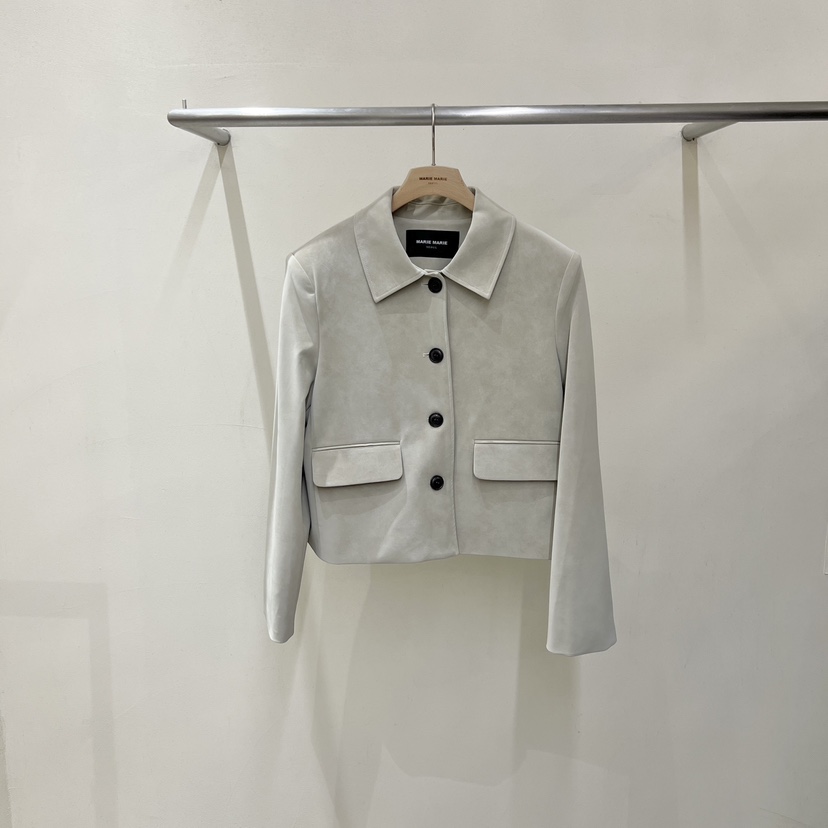 MARIE MARIE東大門代購女裝新品休閑時尚熱賣真品人氣夾克MARIE MARIE夾克圖色2