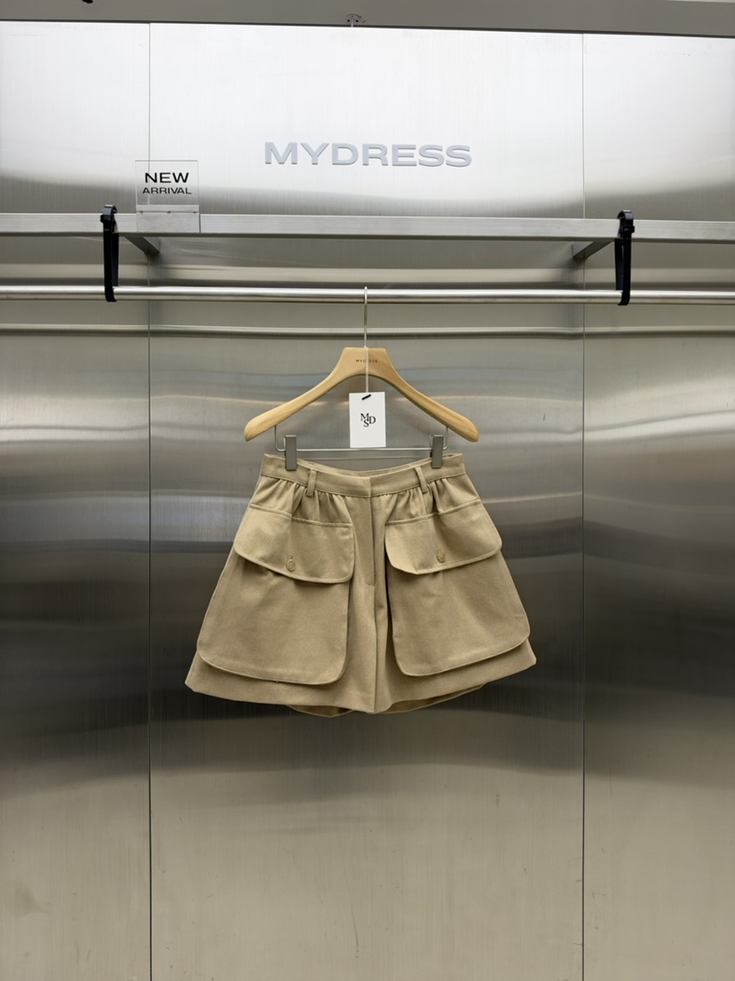 MYDRESS東大門實拍女士新品熱賣休閑真品推薦職業人氣短褲MYDRESS短褲圖色1