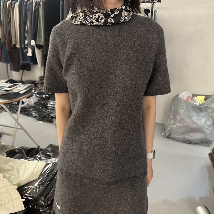 DOUBLE STANDARD/LE SMOKING/MAISONSTAFF東大門實拍女士新品真品針織衫MAISONSTAFF針織衫圖色2墨色