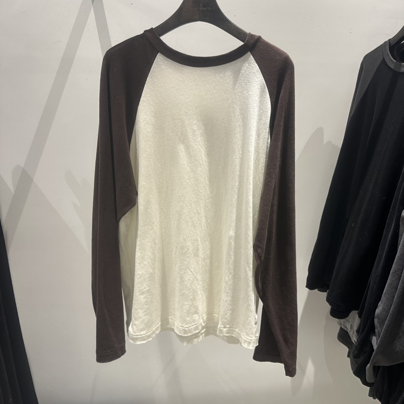 JANE BIRKIN東大門實拍女士新款時尚休閑人氣長袖T恤插肩JANE BIRKIN設計師品牌長袖T恤圖色1